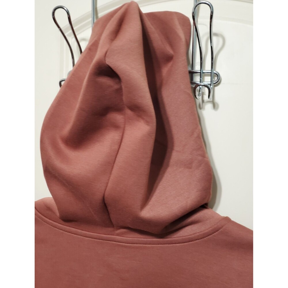 A New Day Women's Double Knit Zip Hoodie Sweatshirt Rust SIZE MEDIUM - NEW W/TAG - Picture 5 of 8